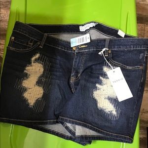 Torrid  jean shorts size 20 NWT